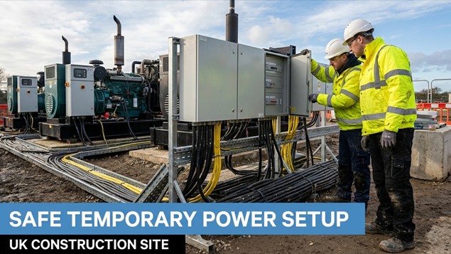 How to Safely Set Up a Temporary Power Supply on a Construction Site