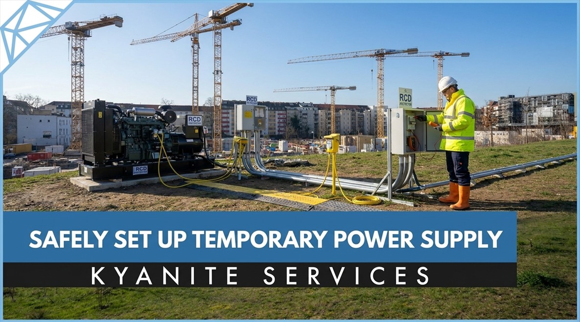 How to Safely Set Up a Temporary Power Supply on a Construction Site