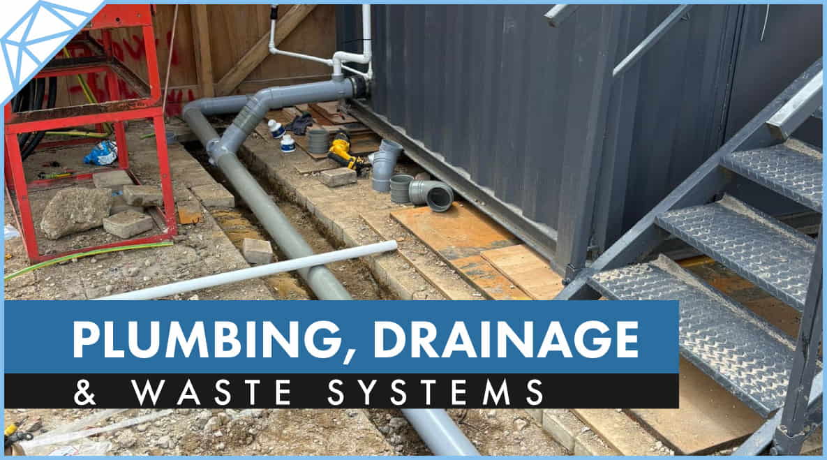 Temporary Plumbing and Waste Management Systems