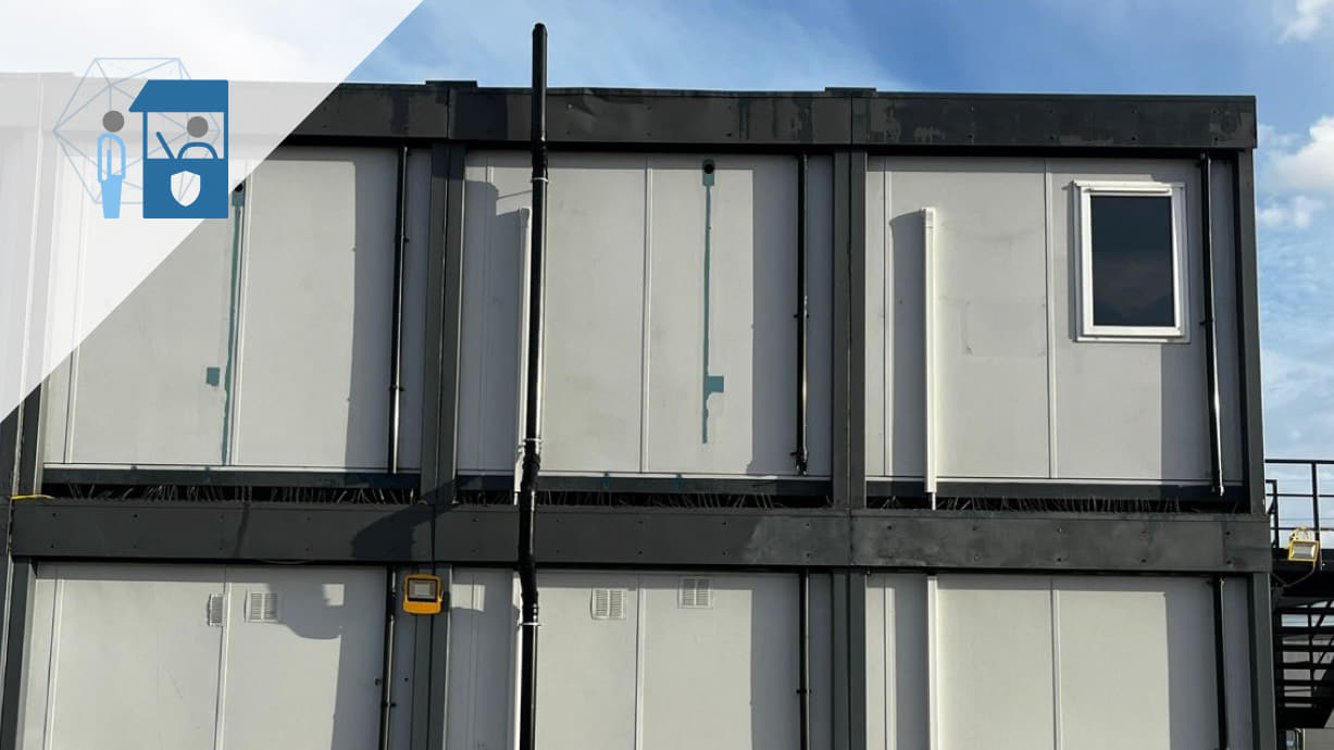 On-Site Security Cabins for Construction Sites